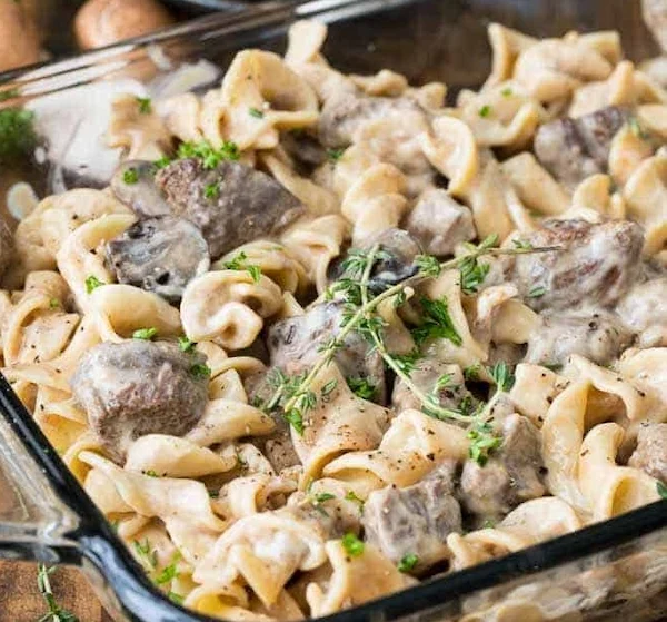 Beef Stroganoff Casserole
